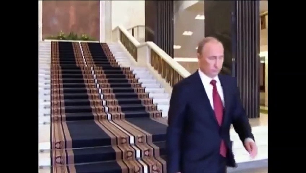 President Vladimir Putin Police Escort to Kremlin