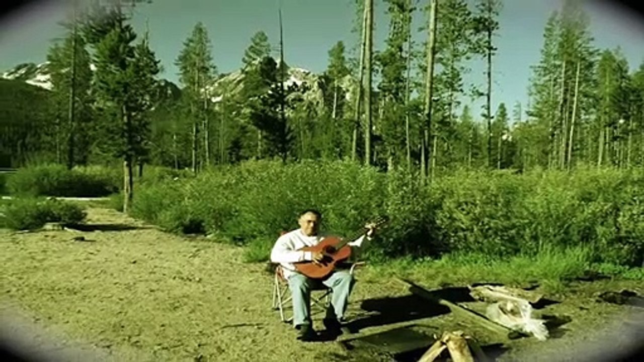 Campfire In The Sawtooth Mountains