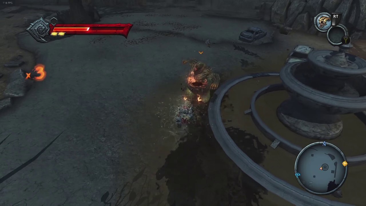 Let's Play Darksiders Warmastered Edition PC Part 6 - The Choking Grounds and Gauntlet