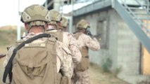 US Military News • U.S. Marines Combat Engineers Conduct Breaching Range