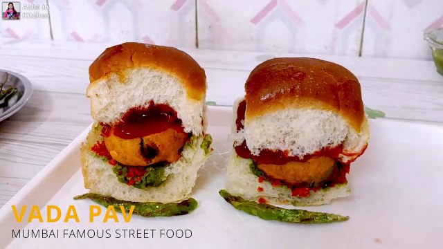 Vada Pav Recipe | Mumbai Famous Vada Pav with Dry Chutney Recipe | Mumbai Style Vada Pav | Vada Pav