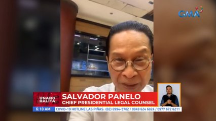 Panelo: Hindi ipinagbabawal ng konstitusyon na tumakbo sa pagka-VP ang pangulo | UB