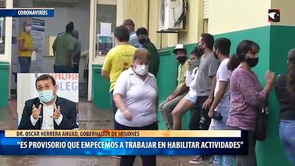 Es provisorio que empecemos a trabajar en habilitar actividades