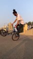 Guy Performs Mind-Blowing BMX Tricks While Standing