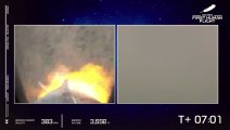 WATCH - New Shepard's booster makes landing after blasting Jeff Bezos, crew to space