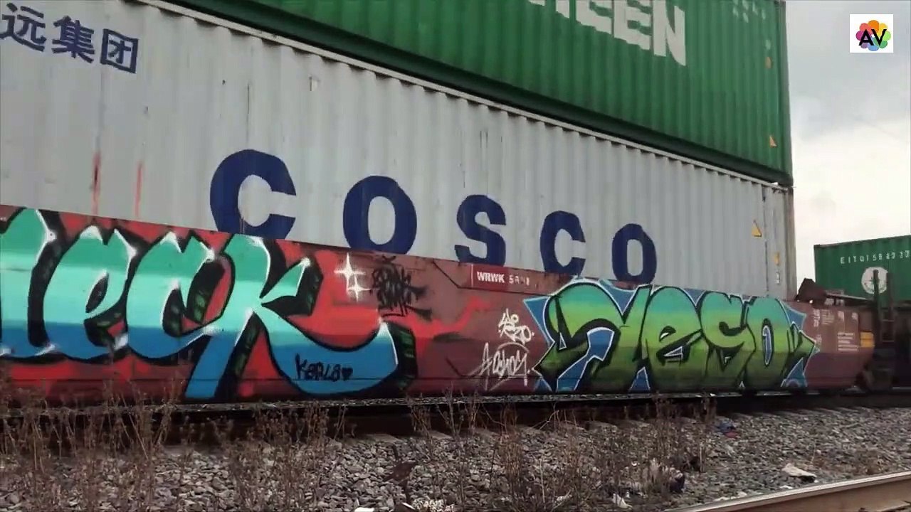 Double-Stack Container Train |  Cost effective Freight System