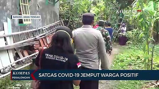Satgas Covid-19 di Batang, Jemput Warga Positif