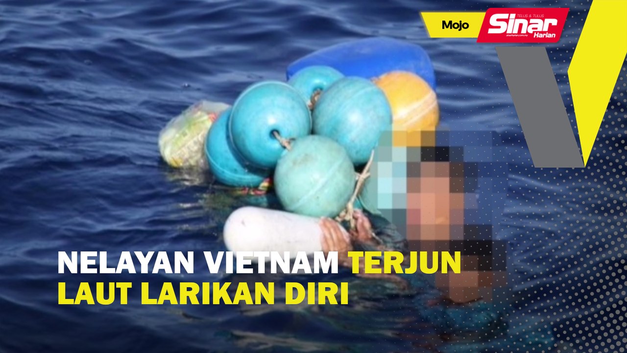 Nelayan Vietnam terjun laut larikan diri