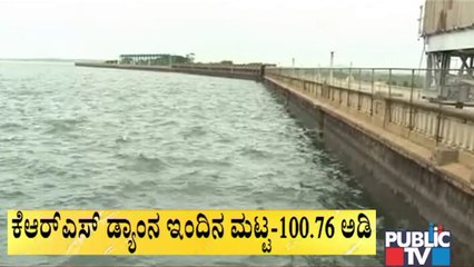 KRS Water Level Touches 100.76 Feet With Inflow Of 13,616 Cusecs