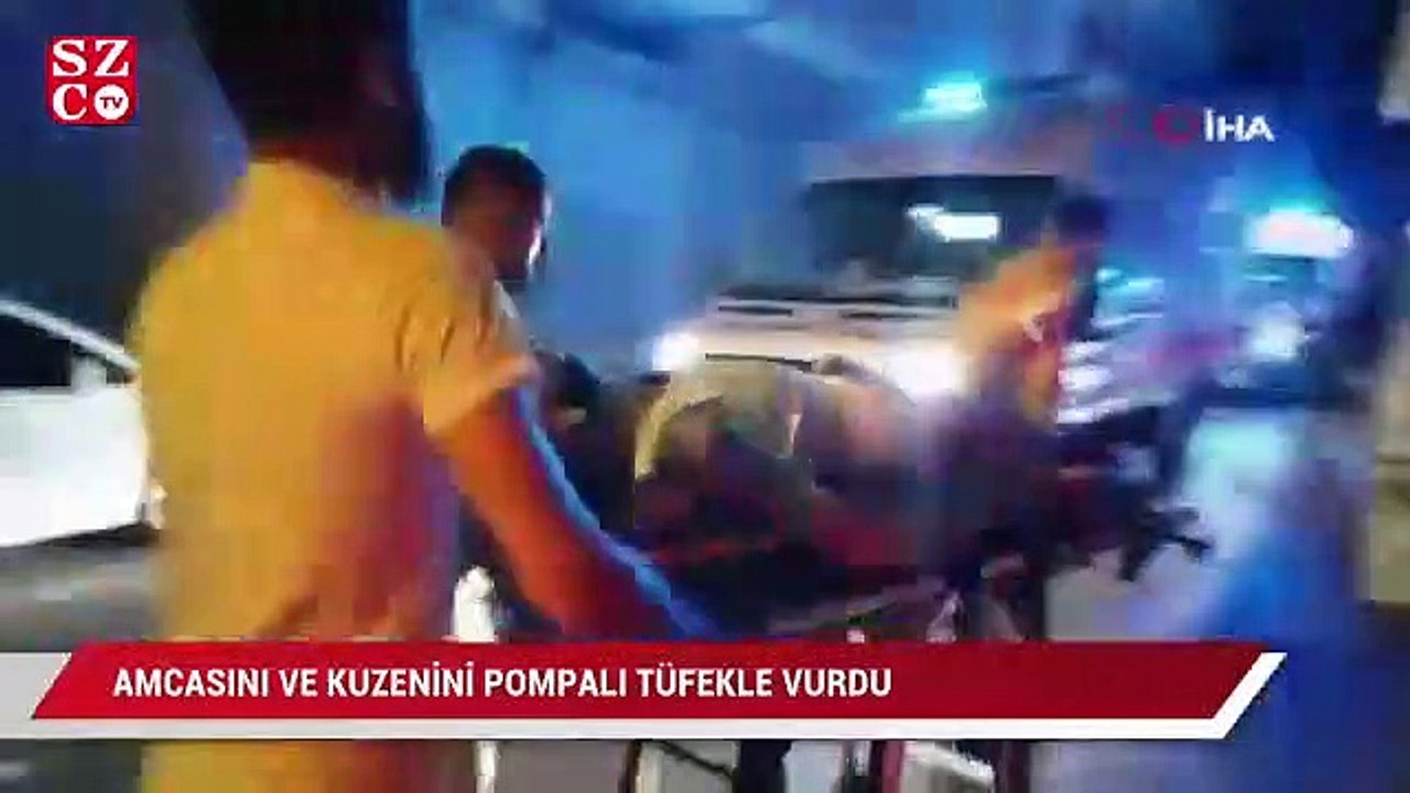 Kız alıp verme meselesi yüzünden amcasını ve kuzenini pompalı tüfekle vurarak ağır yaraladı