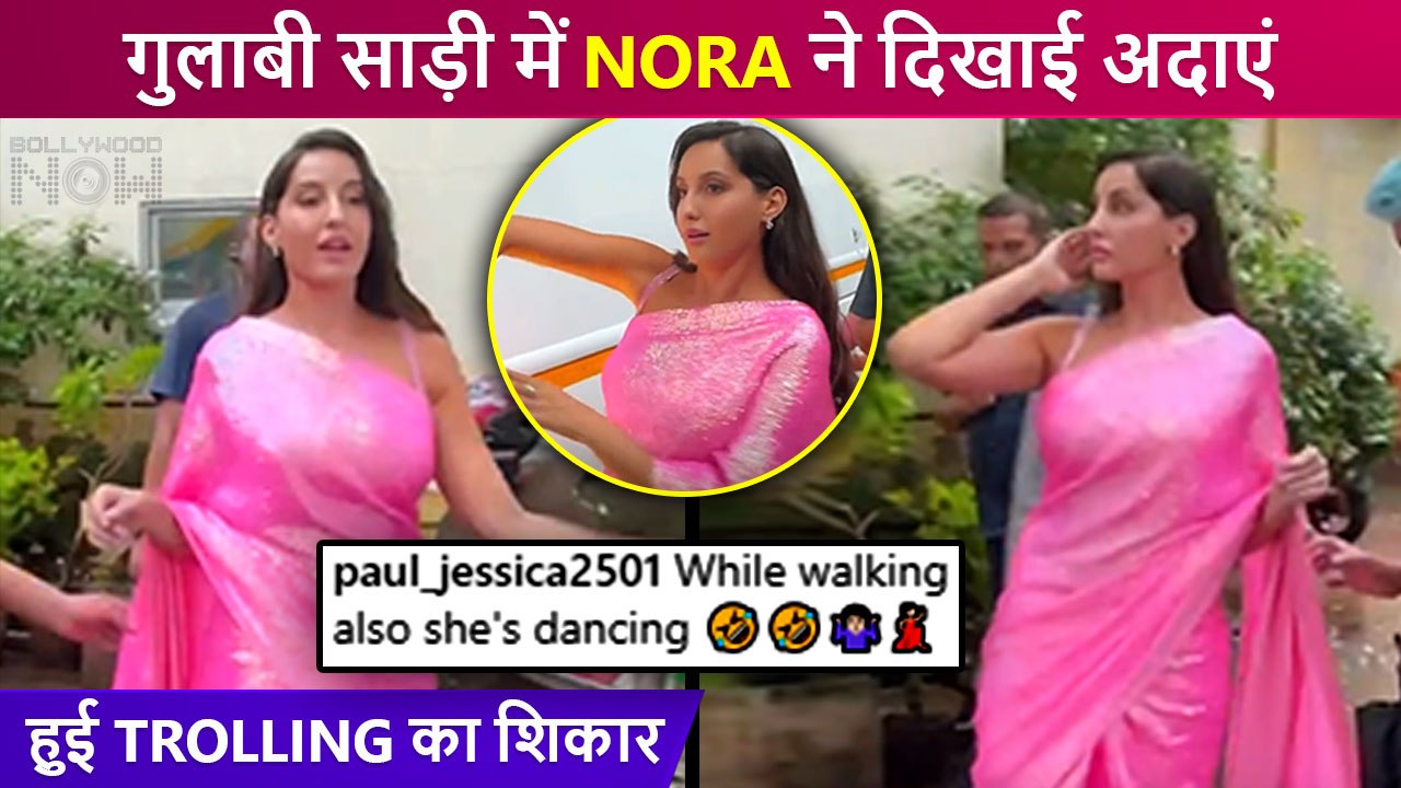 Netizens Troll Nora Fatehi For Her ‘Strange’ Walking Style Wearing Saree