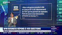 BFM Business avec vous : L'entreprise prendra-t-elle en charge 50% de l'abonnement de TGV des salariés pour le trajet domicile au lieu de travail ? - 21/07