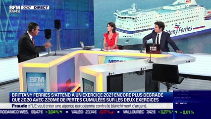 Download Video: Jean-Marc Roué (Brittany Ferries): Brittany Ferries s'attend à un exercice 2021 encore plus dégradé que 2020 - 21/07