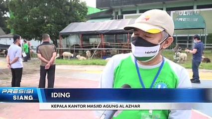 Masjid Agung Al-Azhar Lakukan Pemotongan Hewan Kurban