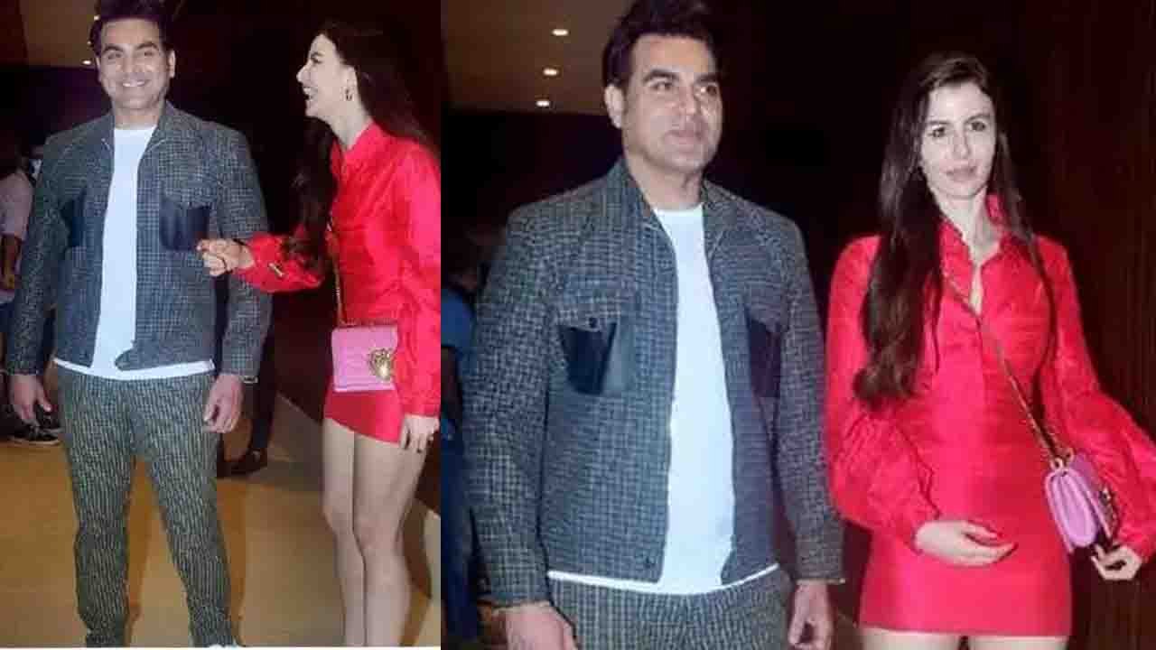 Arbaaz Khan और Giorgia Andriani की Chemistry कैमरा में हुई कैद, Check Out Viral Photo | FilmiBeat