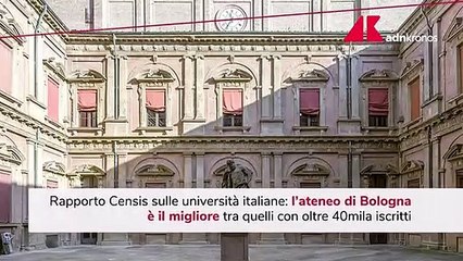 Video herunterladen: Università, Bologna prima tra le statali nella classifica Censis