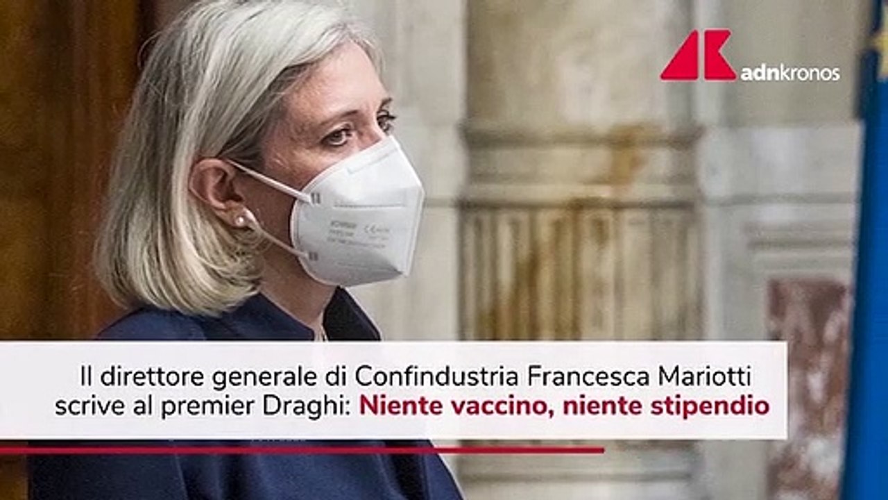 "Niente vaccino, niente stipendio": la proposta di Confindustria
