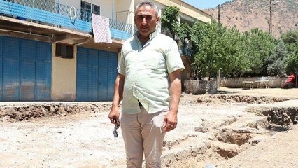 Evinin avlusunda tarihi hazine çıktı, taşınması 3 yıl sürdü