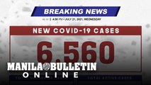 DOH reports 6,560 new cases, bringing the national total to 1,524,449, as of JULY 21, 2021