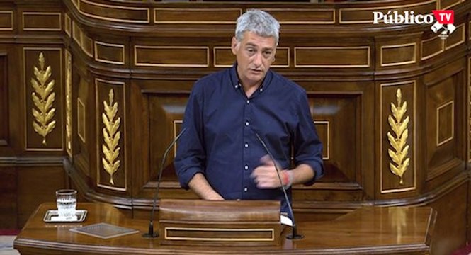 Contundente discurso de Oskar Matute contra el oligopolio eléctrico: Estas empresas con beneficios escandalosos alteran los precios del mercado