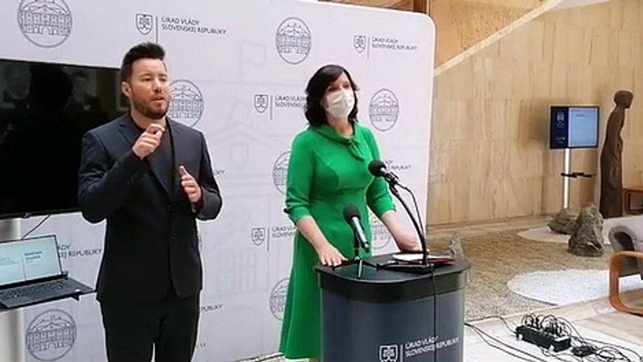 ZÁZNAM: Brífing podpredsedníčky Vlády SR V. Remišovej