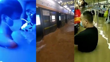 «De l’eau jusqu’au cou»: l'enfer des passagers du métro de Zhengzhou