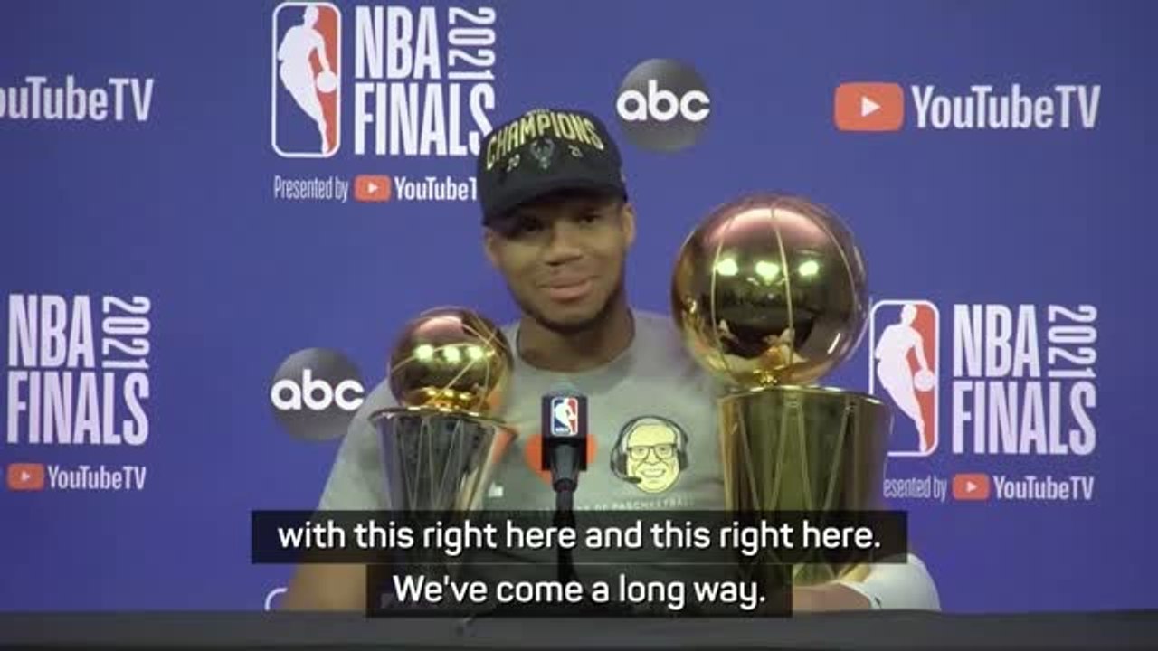 Finals MVP Giannis hoping to inspire the world