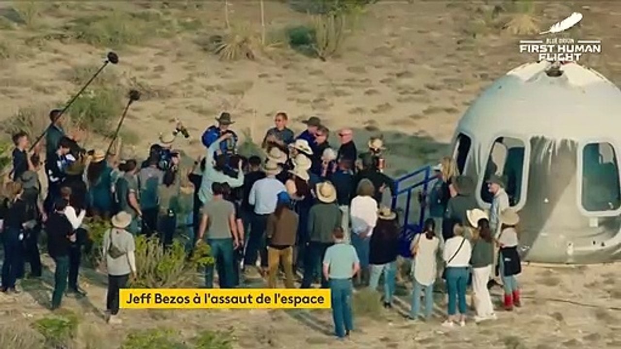 Après Branson, Bezos a réussi son séjour dans l'espace