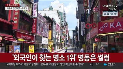 '중복 특수' 옛말…외국인 발길 끊긴 명동거리