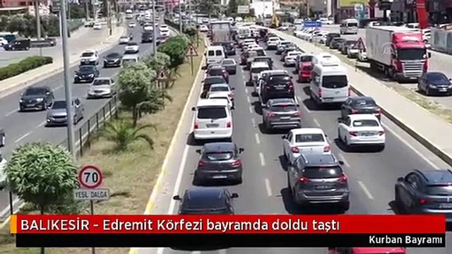 BALIKESİR - Edremit Körfezi bayramda doldu taştı