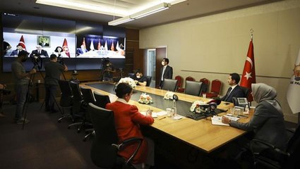 Videokonferans yöntemiyle bayramlaşan AK Parti ve CHP'den vatandaşa ortak çağrı: Aşı olun