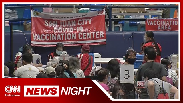 Heavy rains affect some vaccination sites in Metro Manila