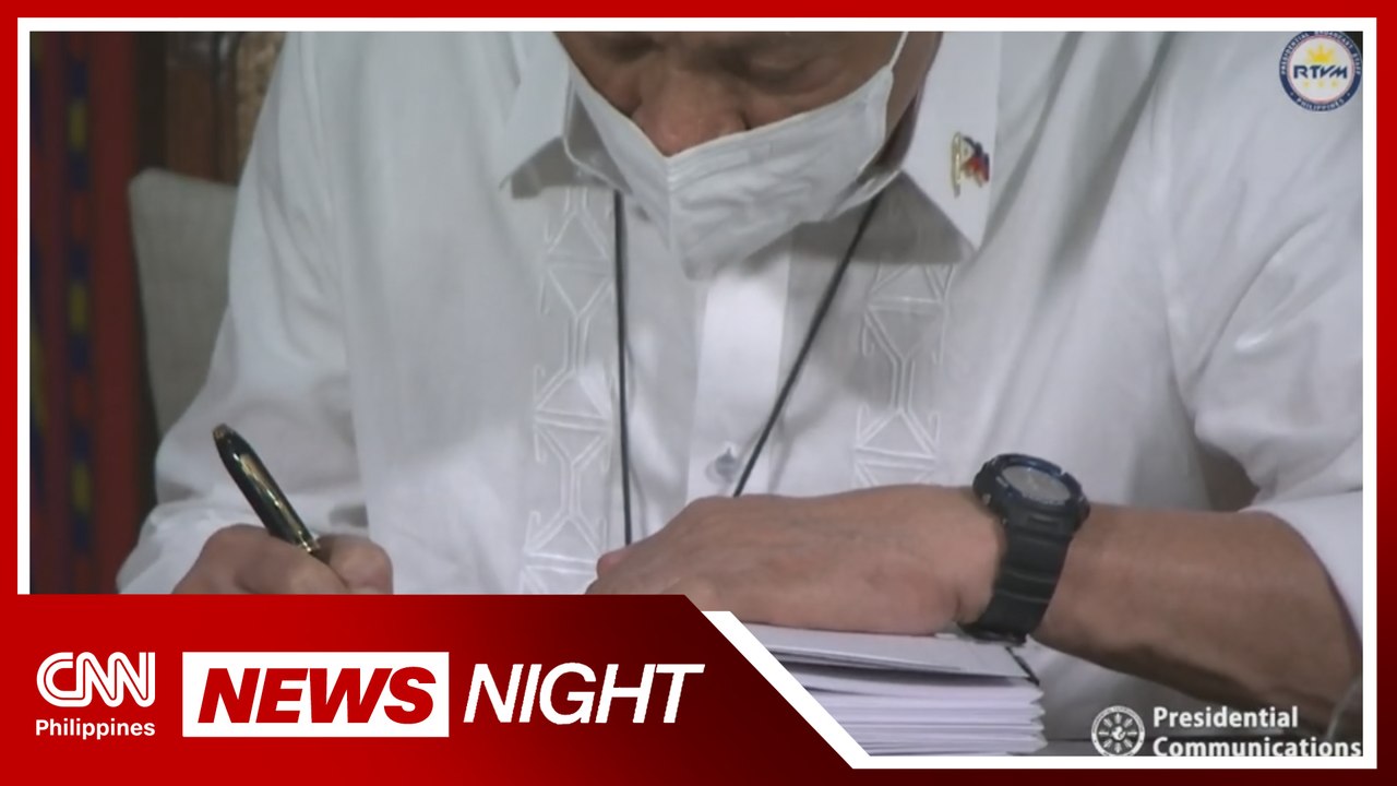 Status of priority measures under Duterte administration