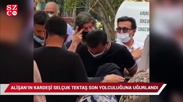 Alişan kardeşi Selçuk Tektaş’ın cenazesinde ayakta durmakta zorlandı