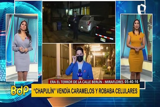Miraflores: Capturan a ladrón de celulares alias “Chapulín”