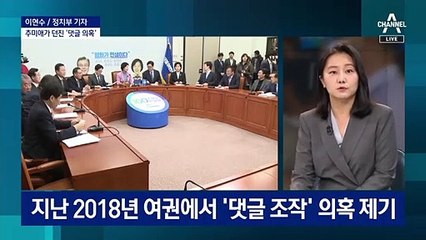추미애가 던진 ‘댓글 의혹’…판결까지 3년 반 걸려
