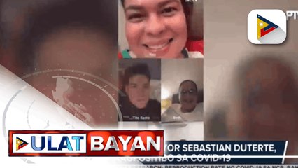 BREAKING NEWS: Davao City Vice Mayor Sebastian Duterte, nagpositibo sa COVID-19
