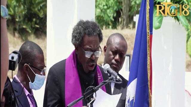 Seremoni omaj pou Prezidan Repiblik la Jovenel Moïse.