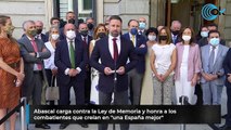 Abascal carga contra la Ley de Memoria y honra a los combatientes que creían en 