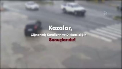 Emniyet meydana gelebilecek trafik kazalarına dikkati çekmek için video yayımladı