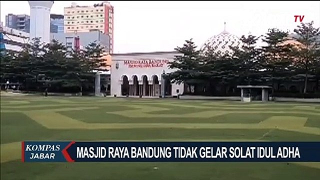 Masjid Raya Bandung Tiadakan Salat Idul Adha Berjamaah
