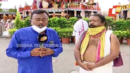 Jagannath Devotee On Holy Trinity's Suna Besha