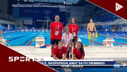 Rule, nagpapasalamat sa PH Swimming Team career