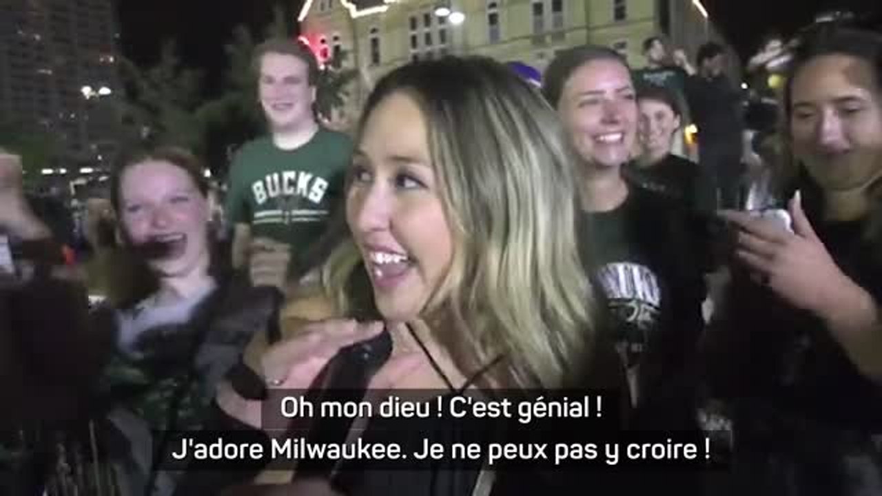 Milwaukee champion - Les fans en délire après le titre