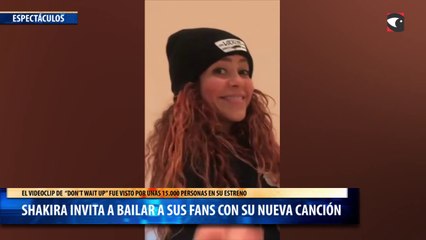 Shakira invita a bailar a sus fans con su nueva canción