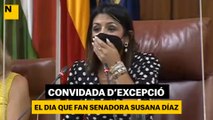 Convidada d'excepció al Parlament andalús el dia que fan senadora Susana Díaz