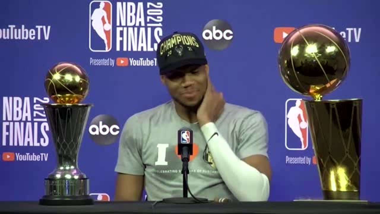 'I'm a freaking champion!' - Giannis and the Bu...