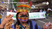 Colombie: à Bogota, les manifestants à nouveau dans la rue