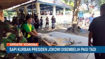 Pemotongan Sapi Kurban Presiden Joko Widodo dengan Protokol Kesehatan