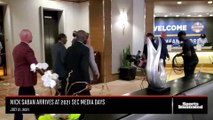 Nick Saban Arrives at 2021 SEC Media Days